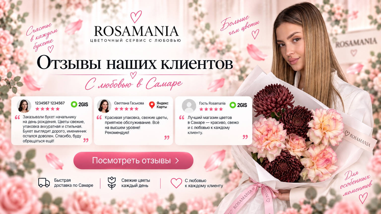 Баннер Rosamania
